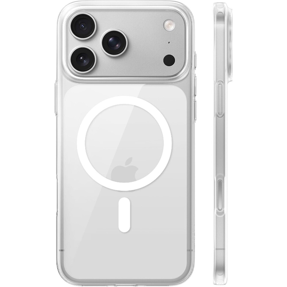 TORRAS Magnetic Slim Fit for iPhone 17 Pro Case 6.3 inch, Ultra-Thin, clear